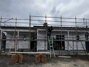 江津市で建築中