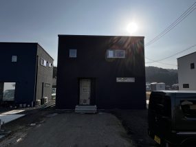 浜田市で建築中